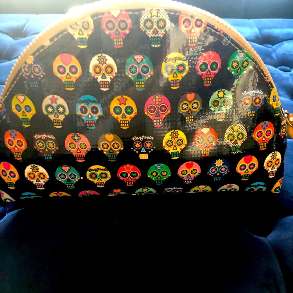 Consuela Sugar Skulls Clutch